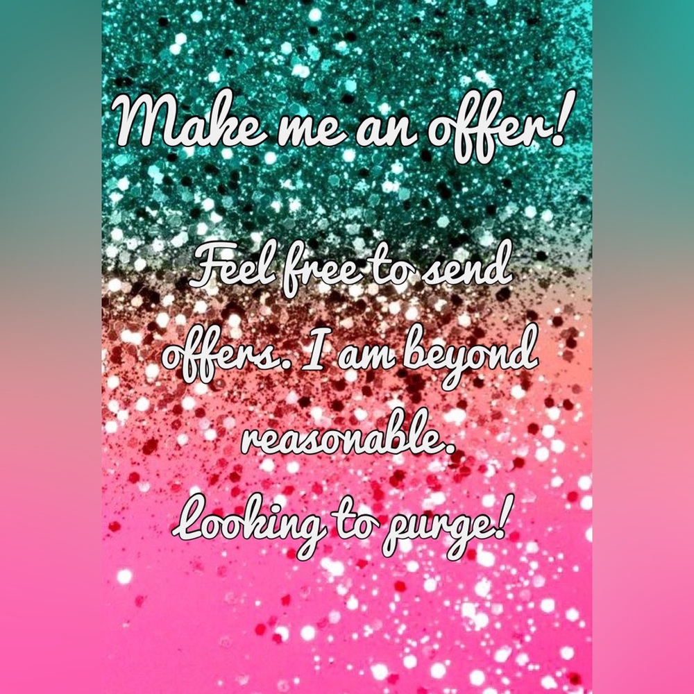 Unsure of a price? Make me an offer!